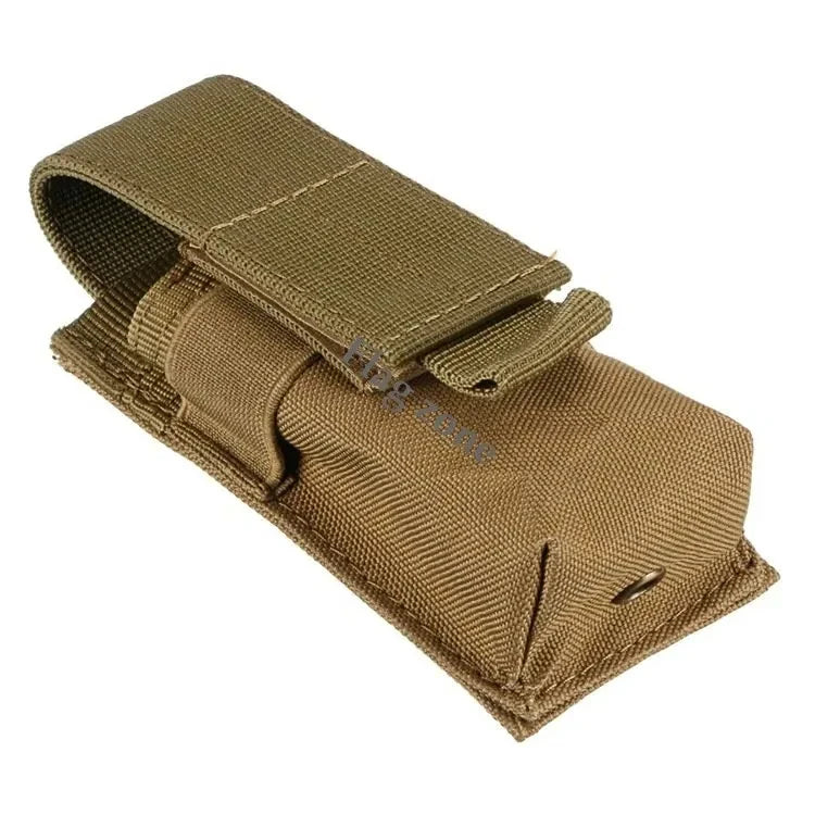 Tactical Molle Flashlight Pouch And Magazine Holder For EDC