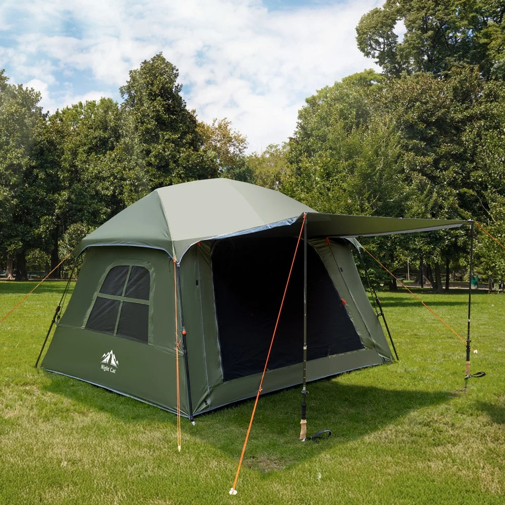 Night Cat Blackout Cabin Tent With Instant Setup Outdoors
