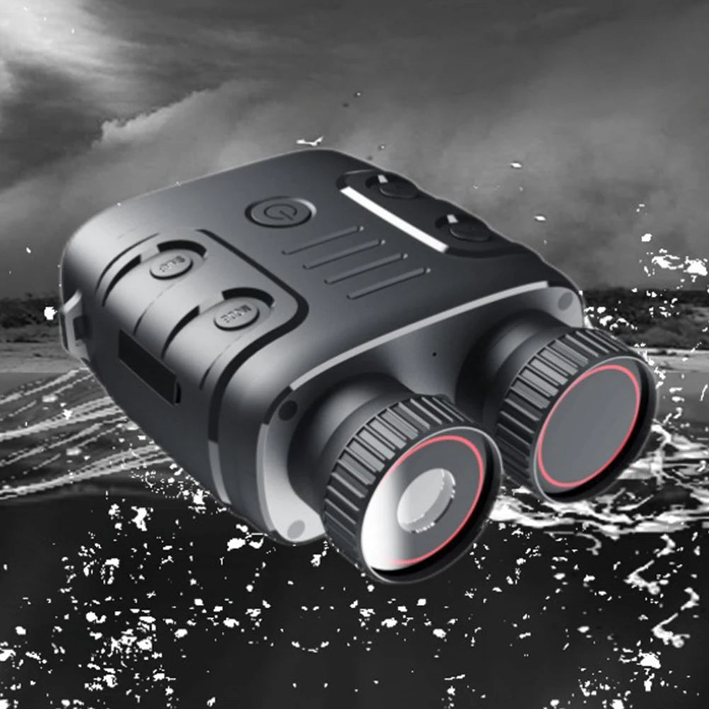 HD 1080P Adult Infrared Digital Night Vision Binoculars 2.4-inch Screen 5 X Digital Zoom for Saving Camping Photos and Videos