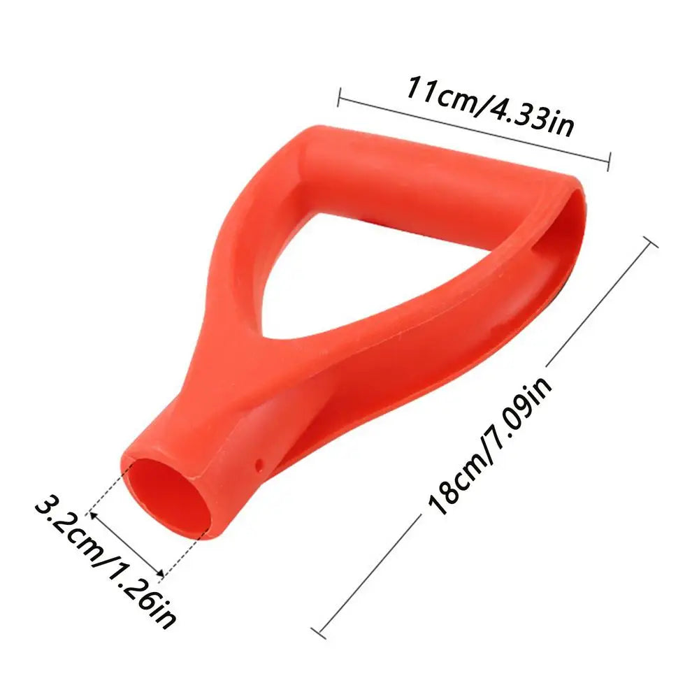 32mm/34mm Shovel Handle Replacement Ergonomic D Grip Replacement Labor-Saving Garden Tools for Digging Raking Snow Scoop Yard
