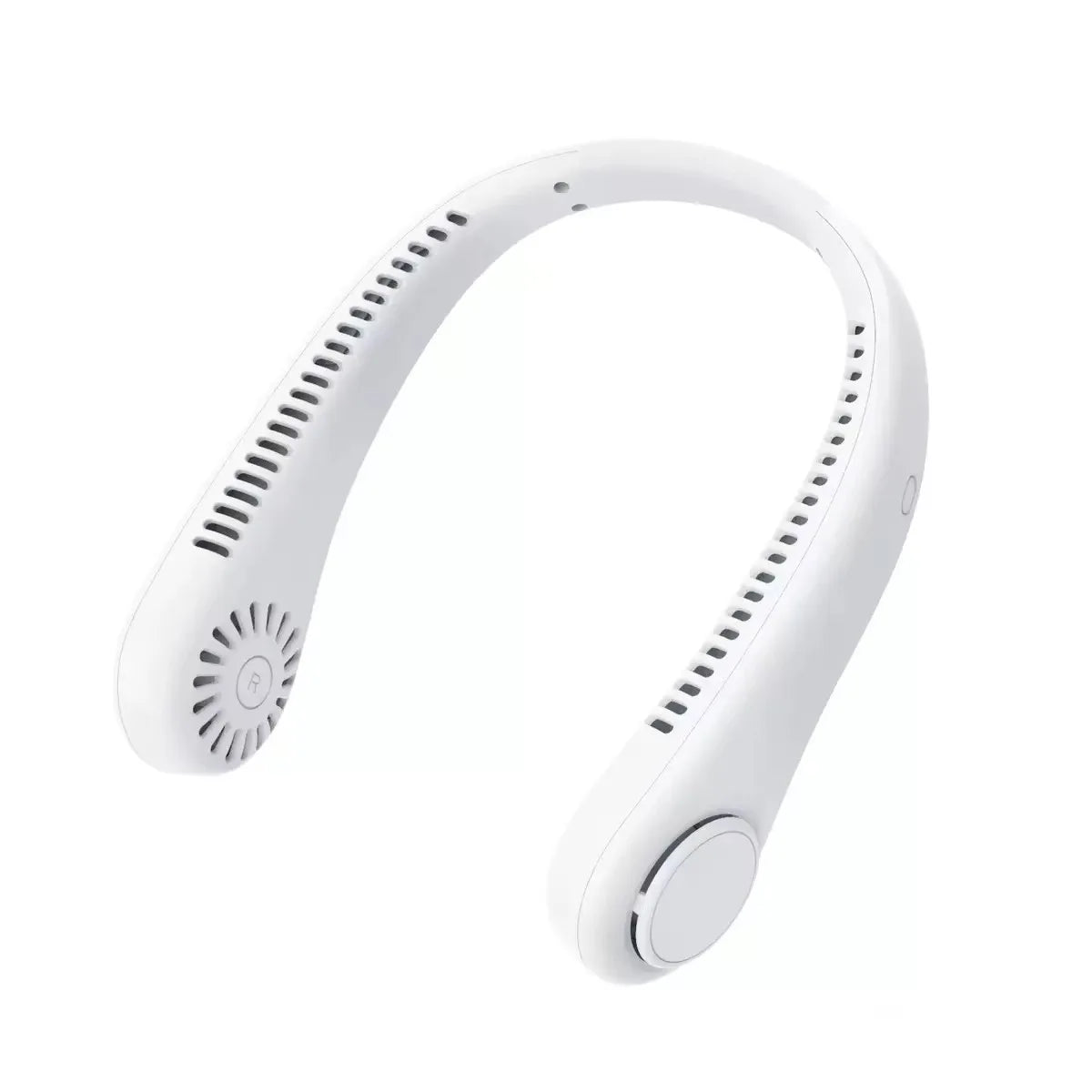 New Summer Portable Mini Hanging Neck Fan Bladeless Neckband Fan Digital Display Power Air Cooler USB Rechargeable Electric Fans