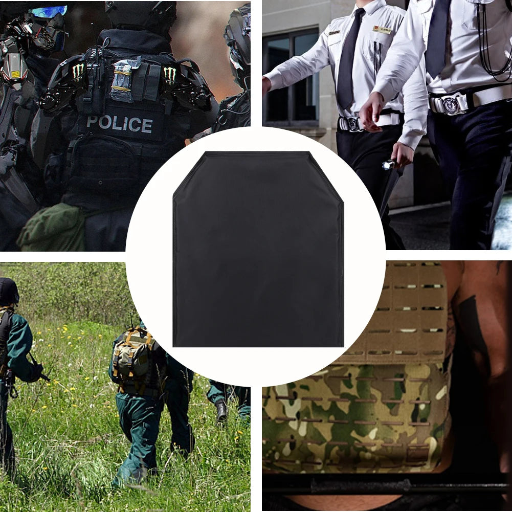 Ballistic Plate Body Armour IIIA Level Shield For Outdoor Vest Carrier