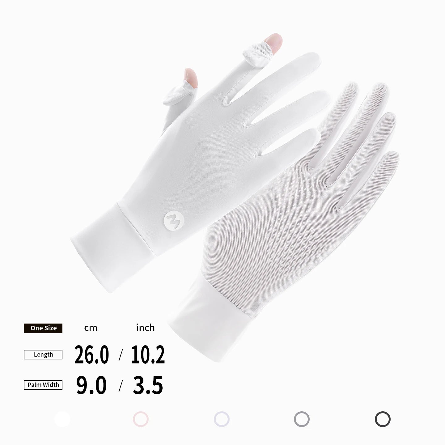 Summer Sunshade Gloves Quick Drying Touch Screen Outdoor Sports Cycling Gloves Breathable Non Slip UV Sun Protection Gloves