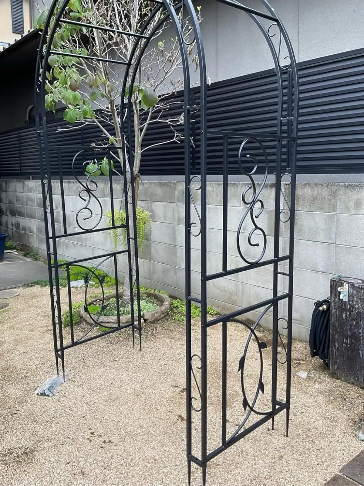Heavy Duty Iron Garden Arbor Trellis For Climbing Plants