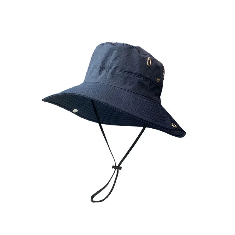 Men's Sun Protection Hat with Large Brim Sun Protection Hat Cycling Mountaineering Fishing Outdoor Fisherman Hat Fashion Sun Hat