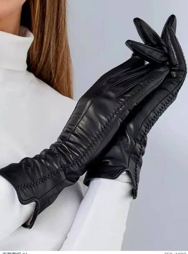 Gaming Thermal Fingerless Hand Cover, Soft Plush Nylon Water Mink Fur Durable Warm Half-Finger Gloves For Computer Use