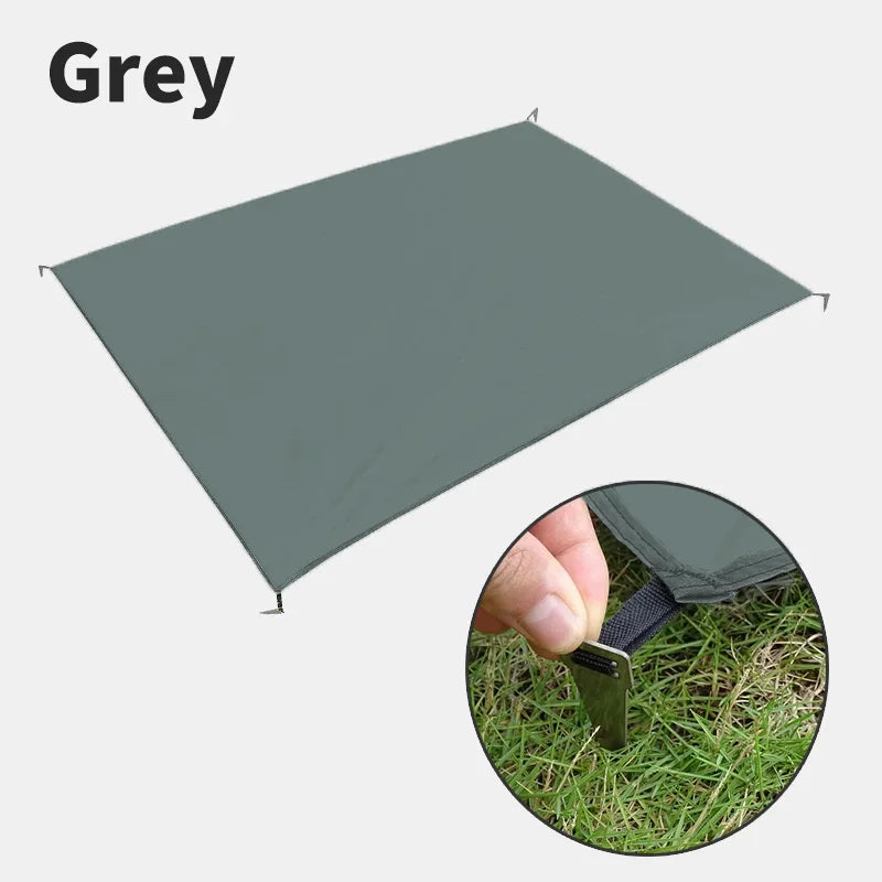Waterproof Camping Mat with Pegs Tent Mattress Outdoor Picnic Blanket Ultralight Large Portable Pocket Travel Mat Beach Mat