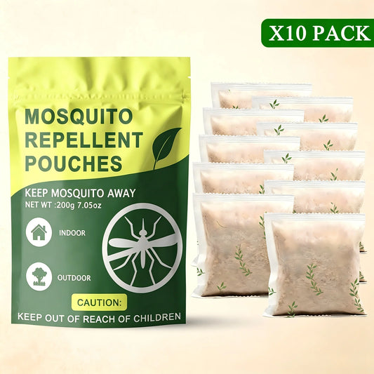 Natural Mosquito Repellent Sachets 10-Pack For Indoor Outdoor Use