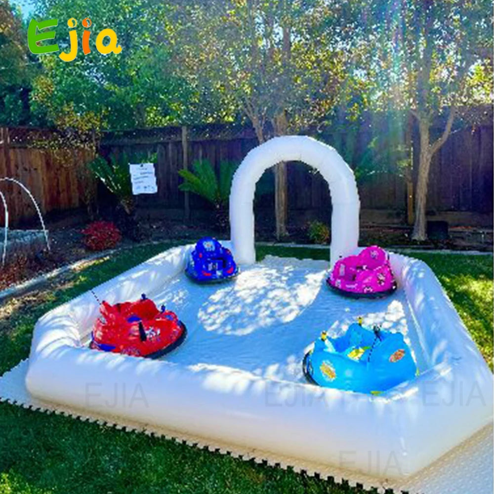 Ejia Inflatable Go Kart Racing Track For Bumper Cars