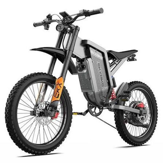 BRAND NEW EKX X21 Electric Bike Mountain Moped Ebike 20 Inch Fat Tire 3000W 48V 35AH Men's Road EBike Electric Bicycle