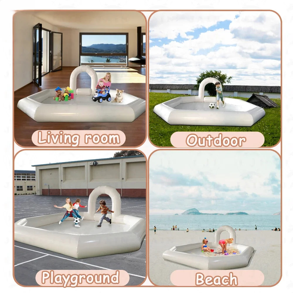 Ejia Inflatable Go Kart Racing Track For Bumper Cars
