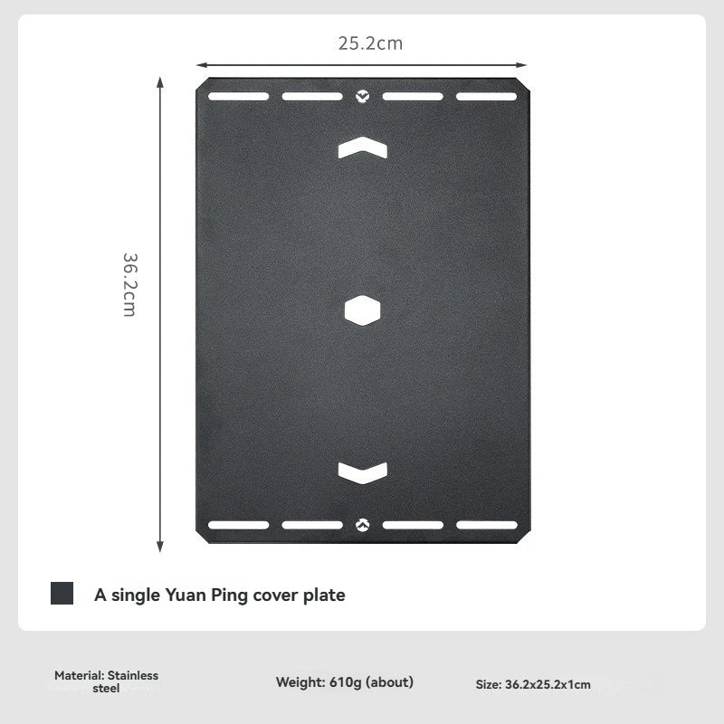 CAMPINGMOON CK-25BK-1P Single piece IGT Combination Table Suitable for Snow Peak Furnace Cover Outdoor Camping Table Accessories