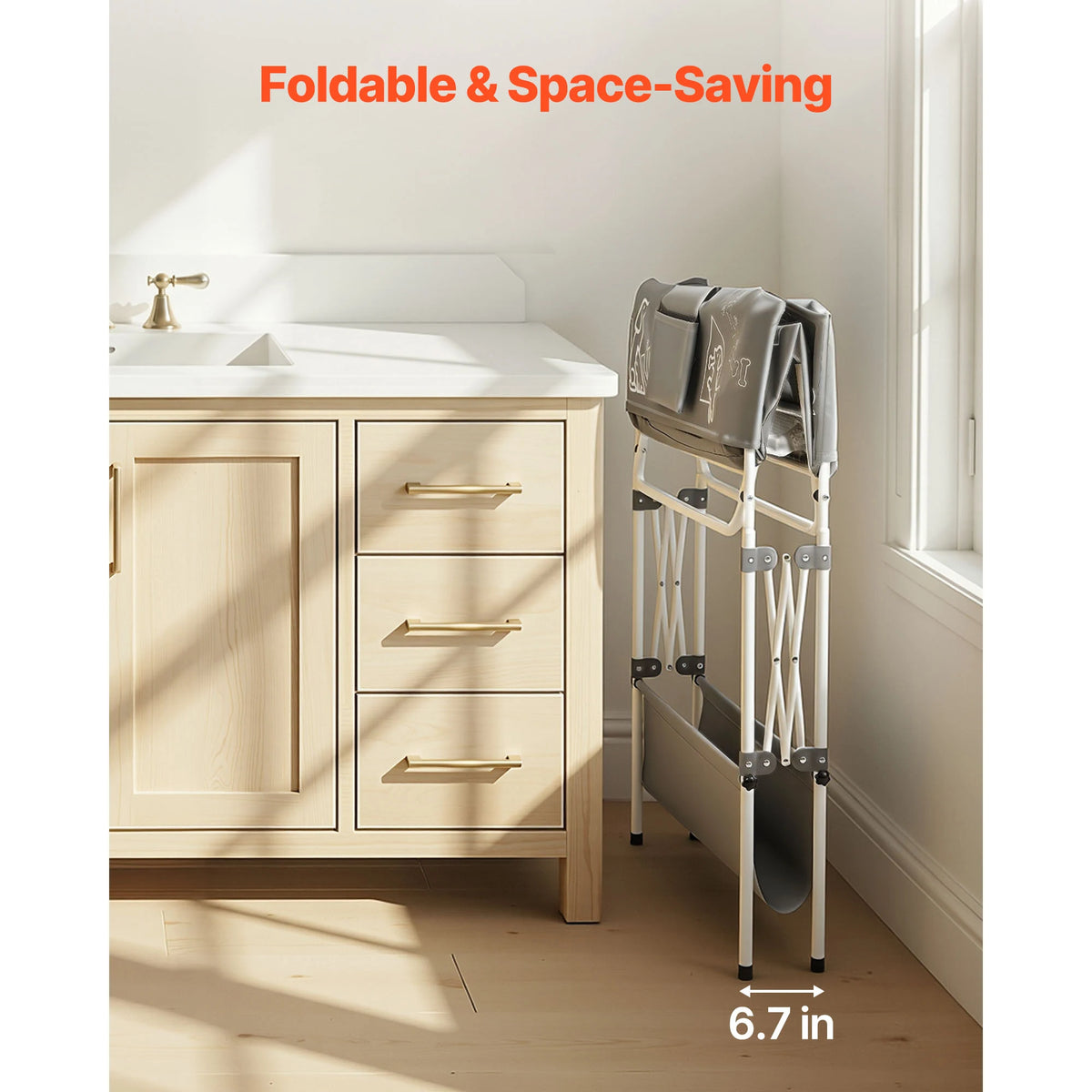 SucceBuy Elevated Dog Bathtub Foldable With Drain Hose