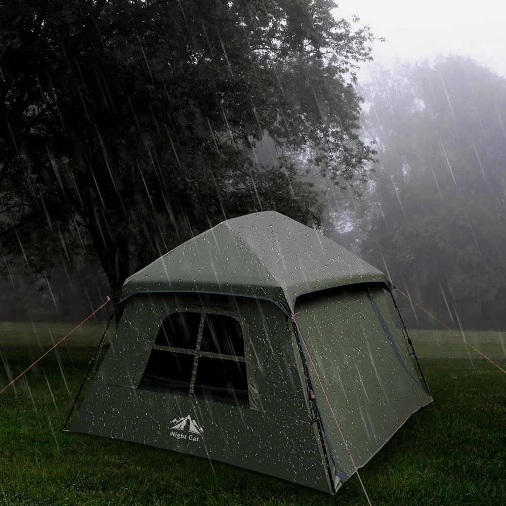 Night Cat Blackout Cabin Tent With Instant Setup Outdoors