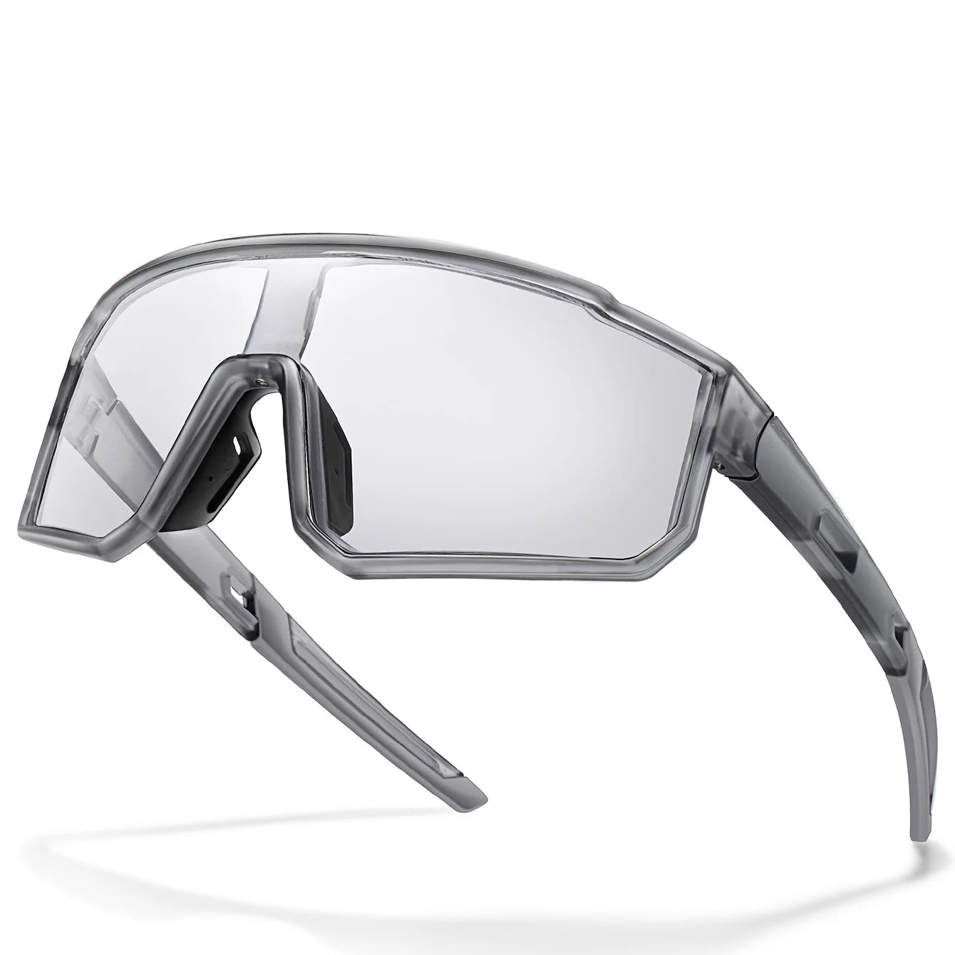LOISRUBY Photochromic Cycling Glasses, UV-400 Lenses, Outdoor Running and Hiking Fashion Glasses, Unisex