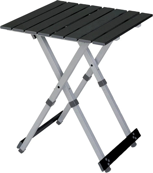 Portable lightweight folding table for indoor outdoor use space saving compact design easy to carry and store