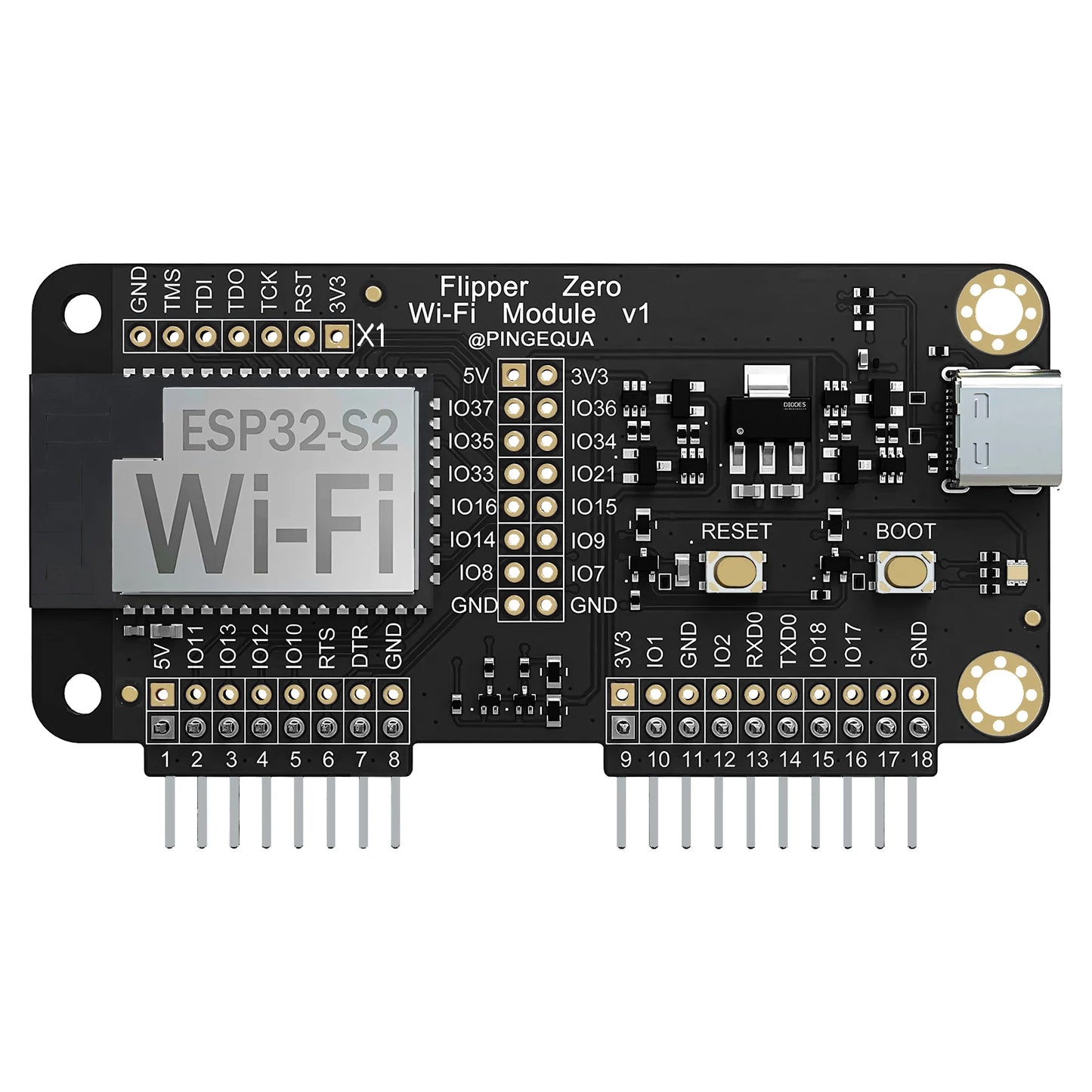 DJKD Flipper Zero WiFi ESP32S2 Devboard With Marauder Firmware