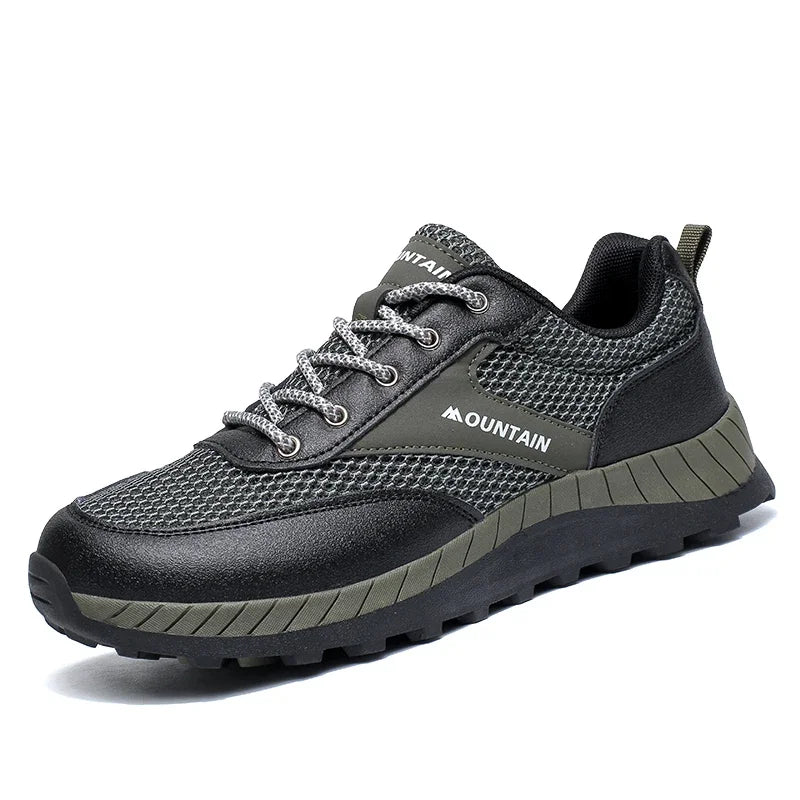 Wide Toe Hiking Shoes For Men Women Comfy Platform Men's Trekking Sneakers Outdoor Non-slip Sports Shoes Women's Walking Shoes