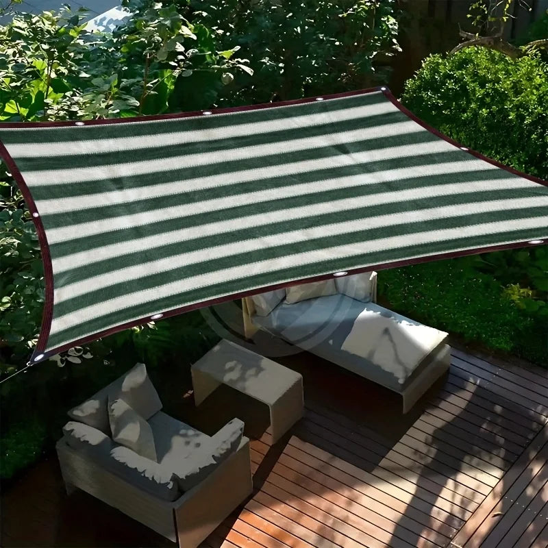 Plant Sunshade Net, Outdoor Sunshade Net, Sunshade Net, with High-Density Meshes and Plastic-Reinforced Copper Eyelets, Uv-Resistant, Suitable for Greenhouses, Terraces and Pavilions