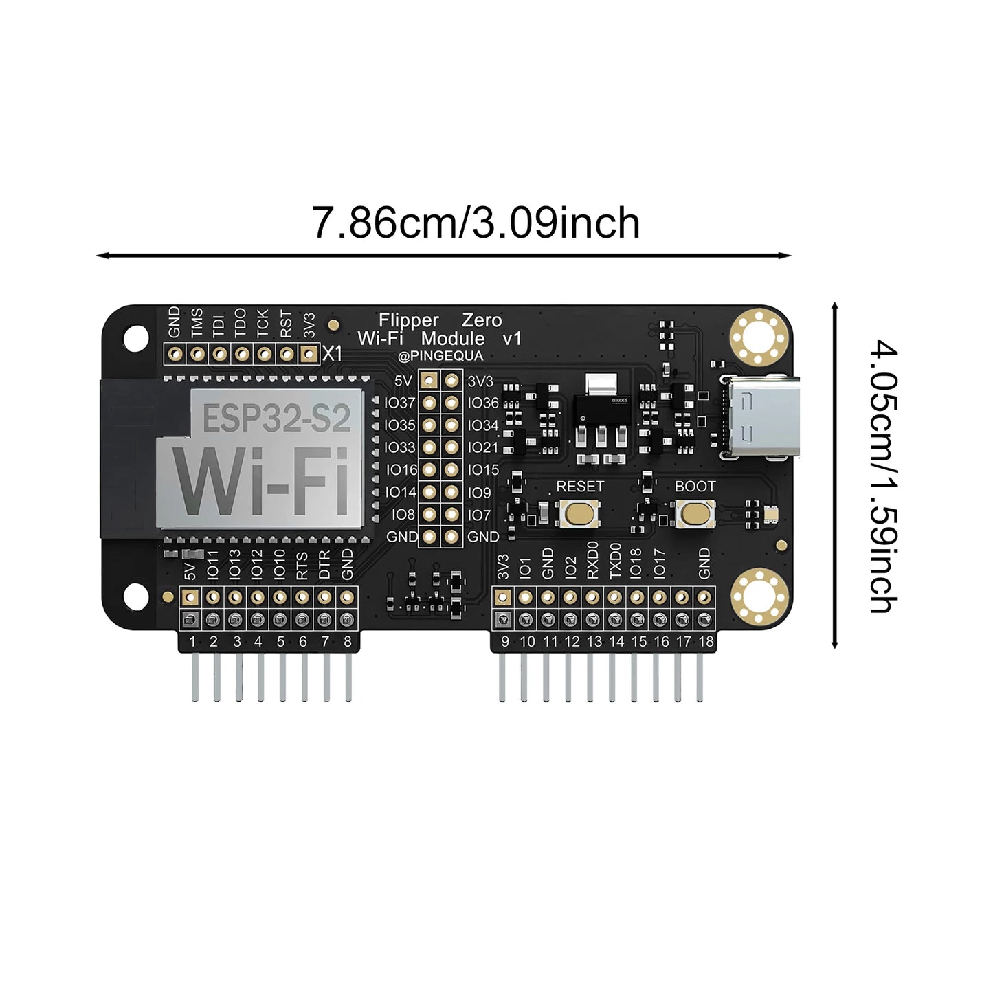 DJKD Flipper Zero WiFi ESP32S2 Devboard With Marauder Firmware