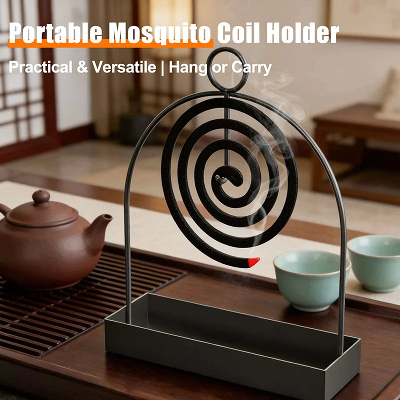Snail Shape Mosquito Coil Tray For Outdoor Camping
