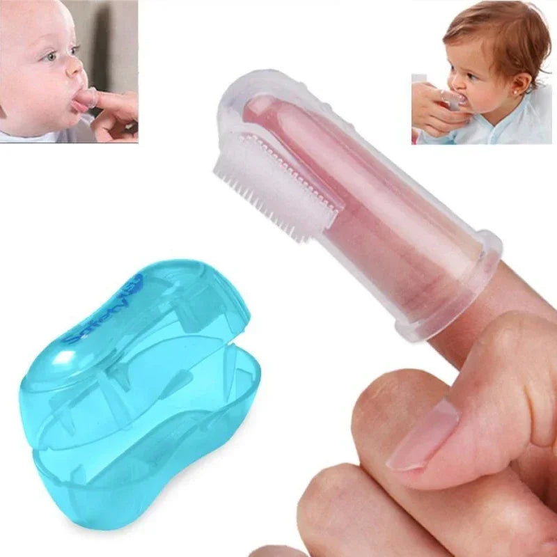 Silicone Pet Finger Toothbrush For Dogs And Cats Dental Care