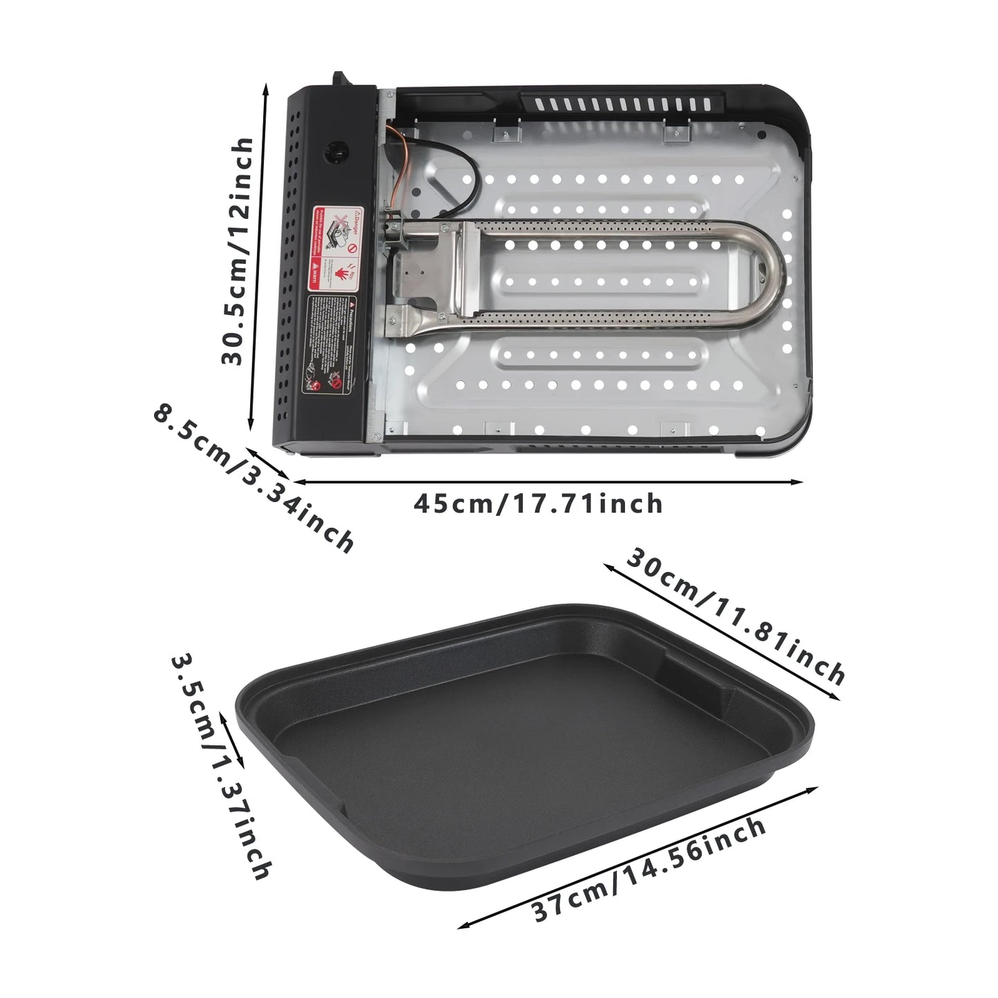 Portable Butane Gas Grill Stove For Outdoor Camping Cooking