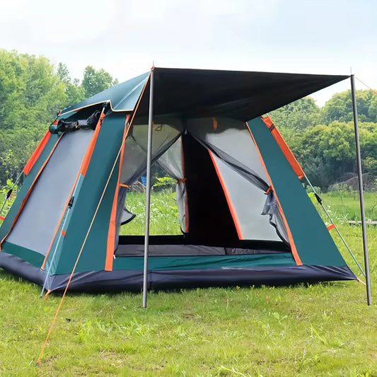 Automatic Camping Tent With Waterproof UV Protection And Sun Shade