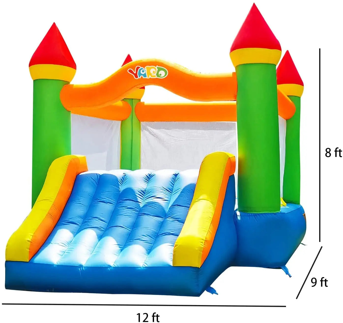 Inflatable Bounce House With Slide For Kids Outdoor Indoor Play