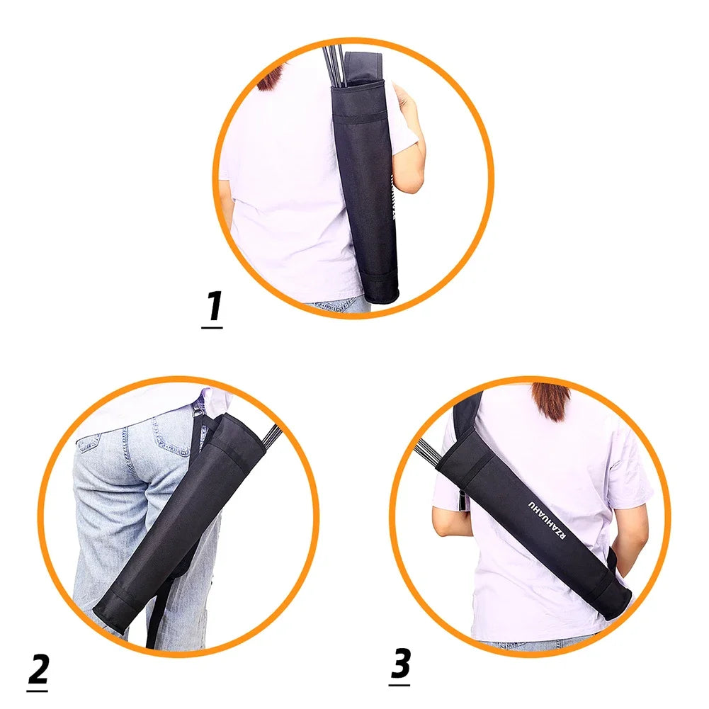 Archery Arrow Quiver Holder Adjustable Waist Carry Bag For Arrows