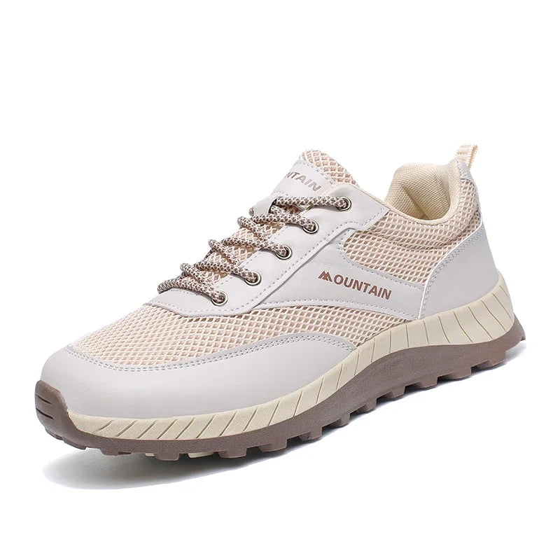 Wide Toe Hiking Shoes For Men Women Comfy Platform Men's Trekking Sneakers Outdoor Non-slip Sports Shoes Women's Walking Shoes