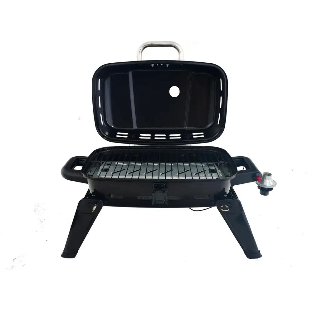 Portable Gas Grill 10000 BTU Tabletop Propane BBQ For Outdoors