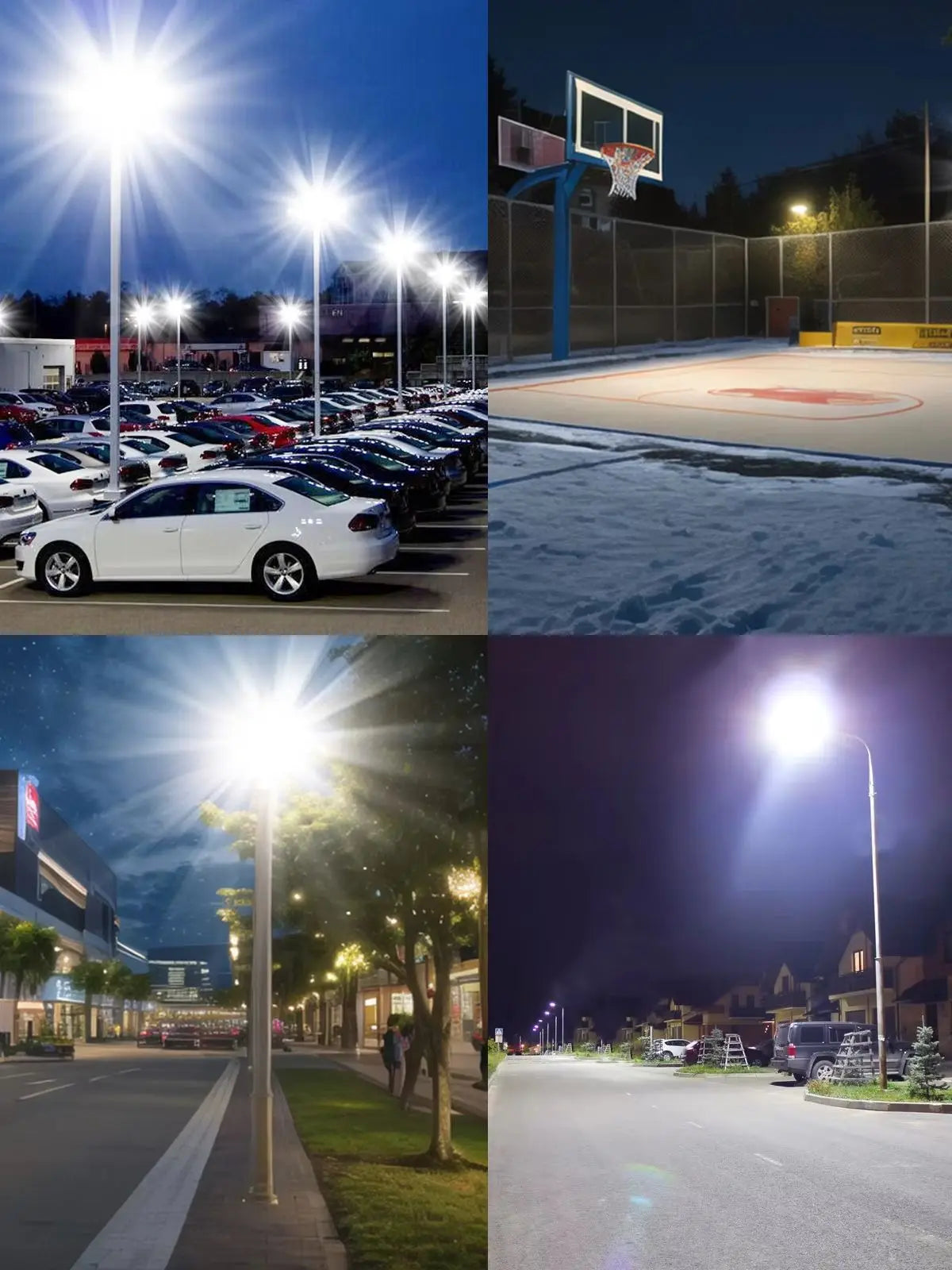5000W Outdoor Solar Flood Light, 10000LM High Bright LED, IP65 Waterproof Dustproof, Dusk-to-Dawn Auto On/Off, Motion Sensor, Remote Timing & Dimming, Large Solar Battery, Wire-Free Easy Install, Commercial Solar Lamp for Yar