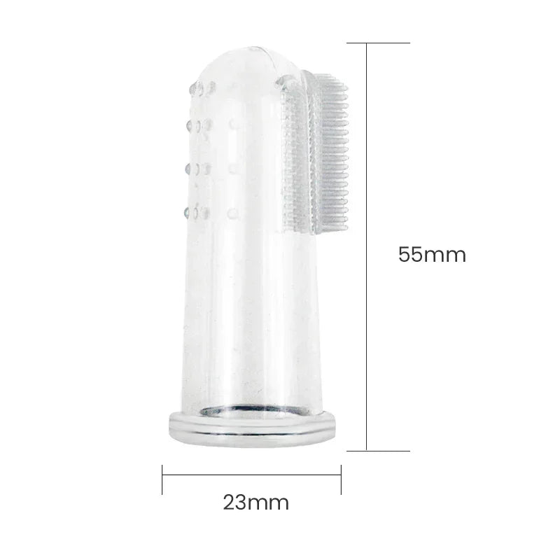Silicone Pet Finger Toothbrush For Dogs And Cats Dental Care