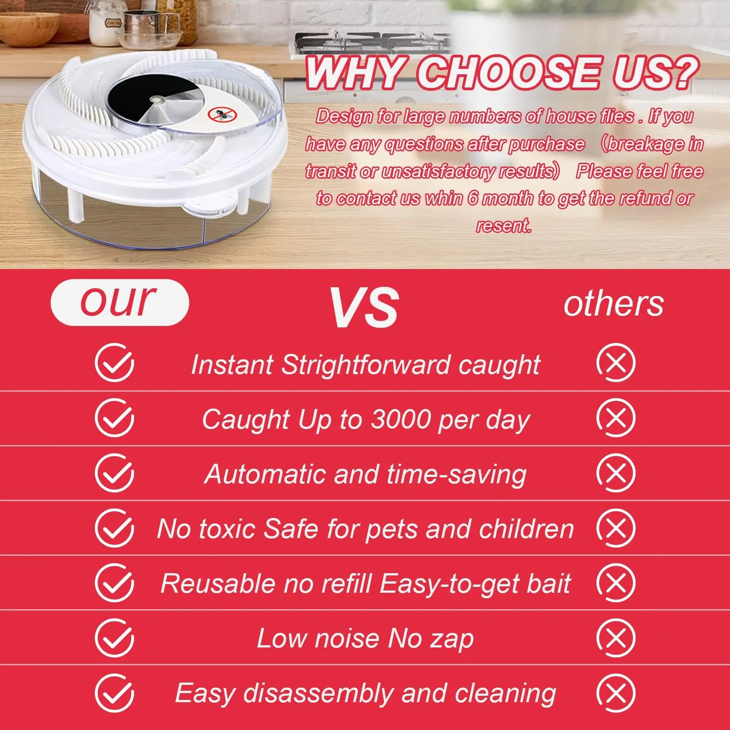USB Electric Fly Trap Insect Killer Indoor Outdoor Use