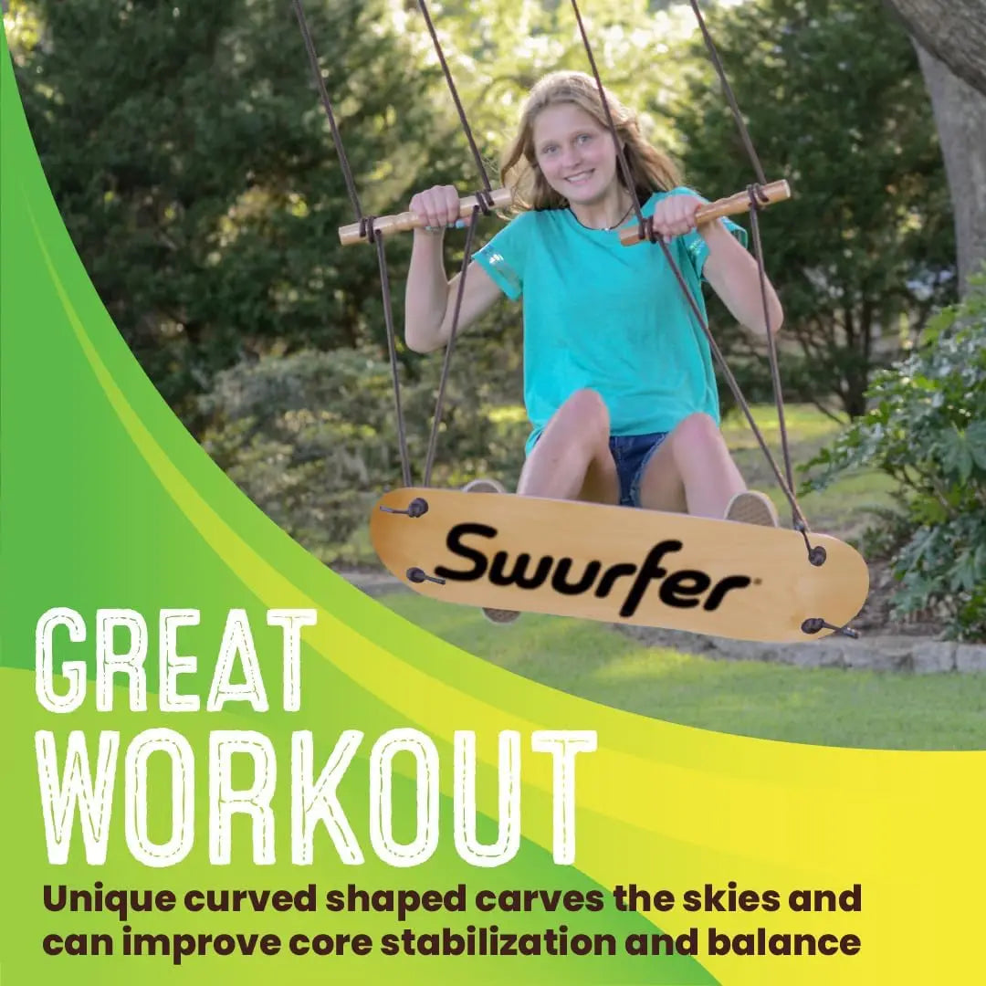 Heavy Duty Hanging Swing Supports 200 LBS, Weatherproof Comfort Seat for All Season Patio Garden Outdoor Use