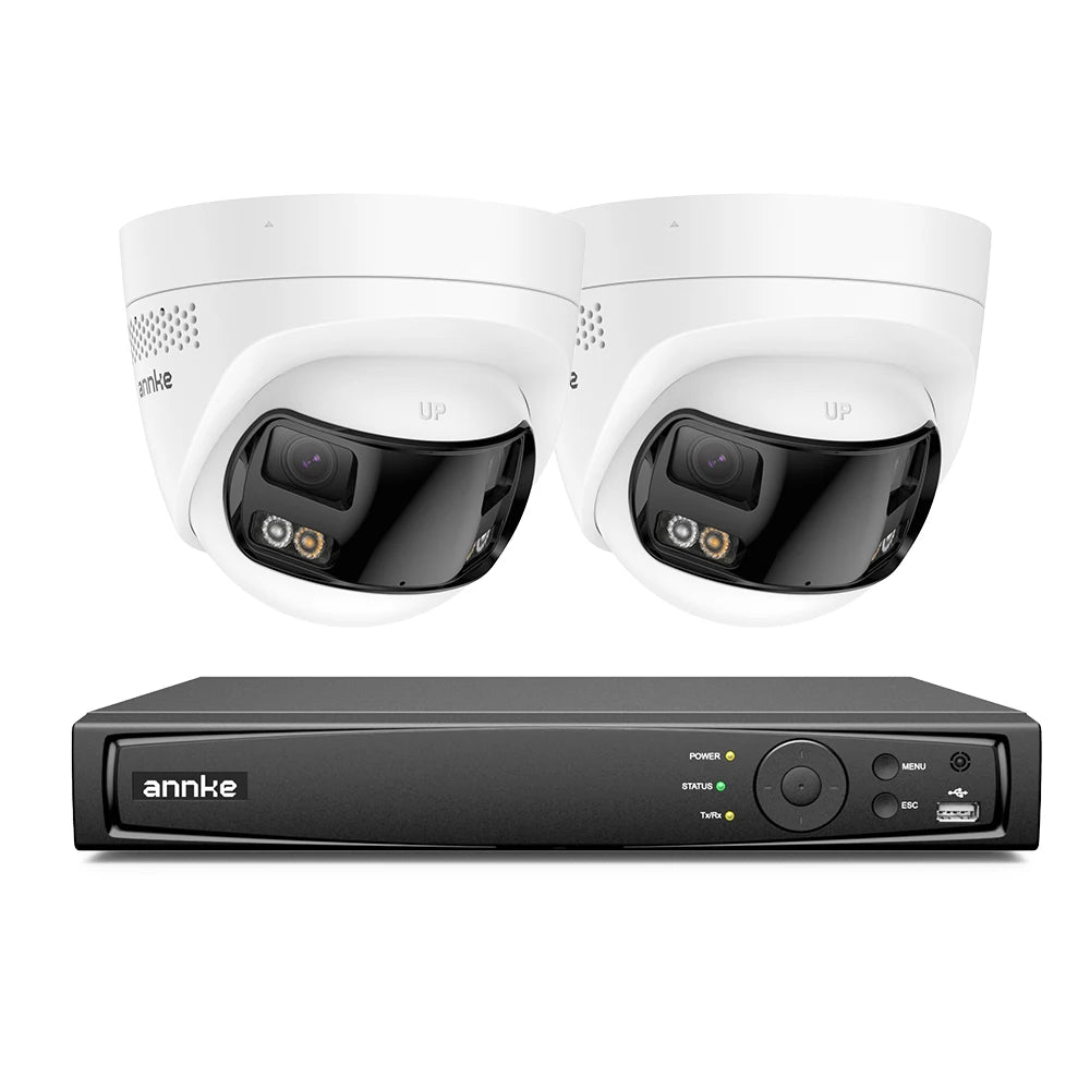 ANNKE 8MP Ultra HD Dual Lens Security Camera 8CH NVR