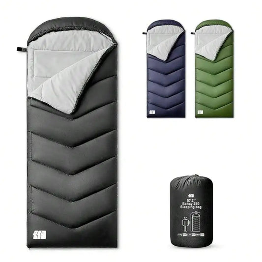 Sleeping Bags For Adults Warm Weather, Waterproof, Lightweight BackpacFKing Camping 3 Seasons 3lb Sleeping Bag With Compression
