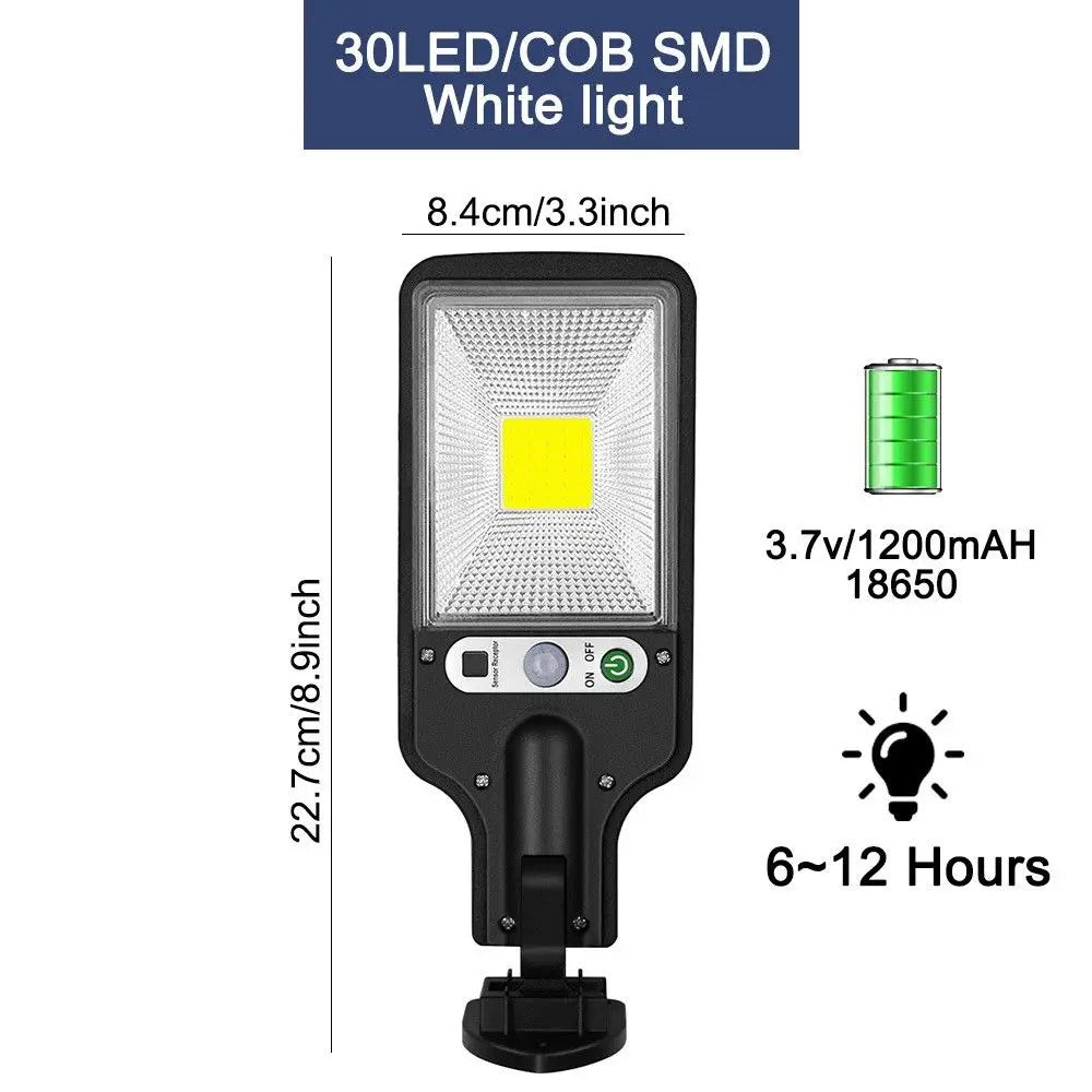 2 Pack 1200W Solar LED Wall Lights, Motion Sensor Outdoor Solar Flood Lights with 3 Lighting Modes, Waterproof Security Lamp for Garden Patio Yard