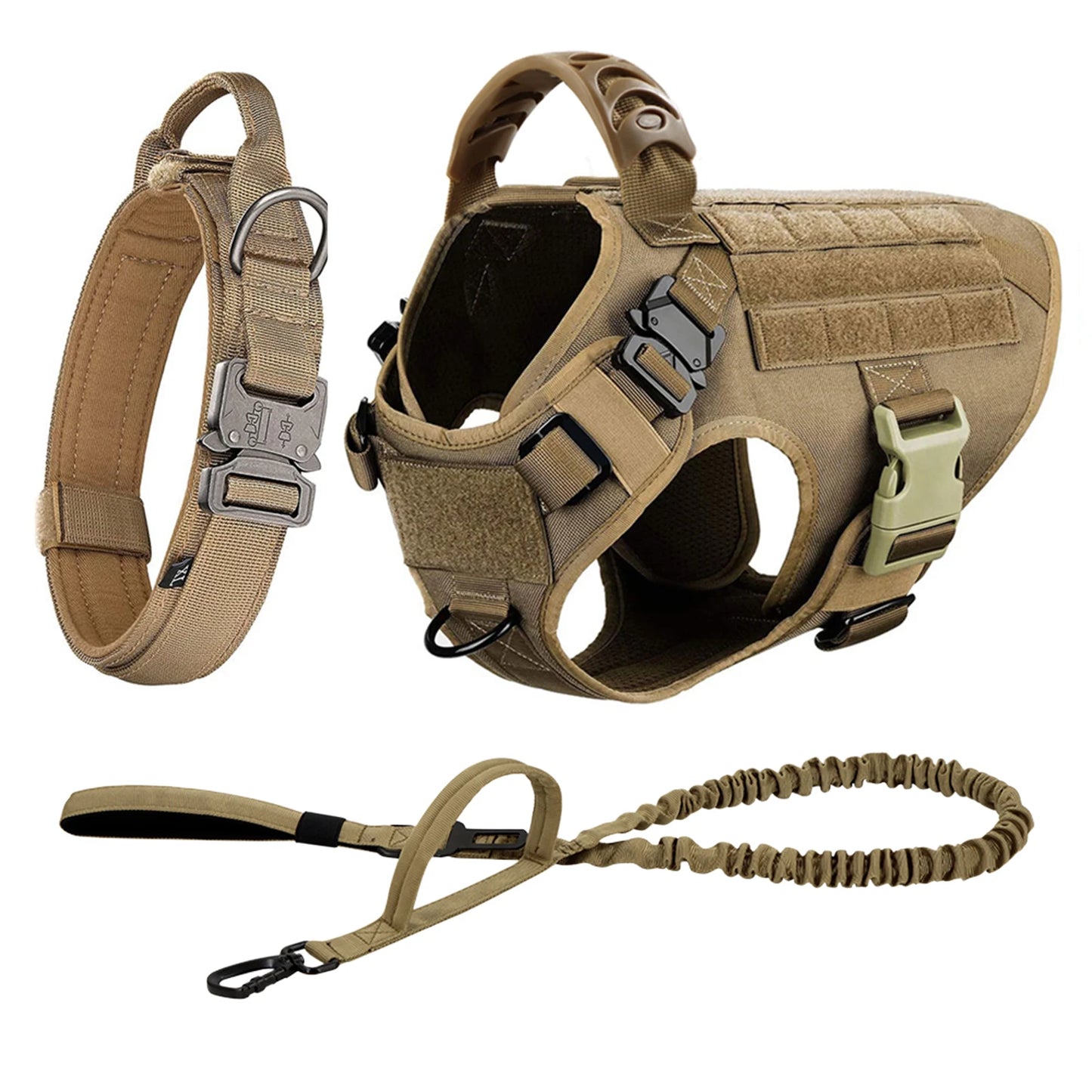 Petravel Quick Release Padded Dog Harness And Leash Set