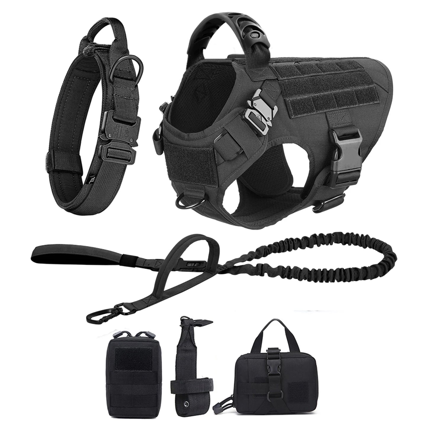 Petravel Quick Release Padded Dog Harness And Leash Set
