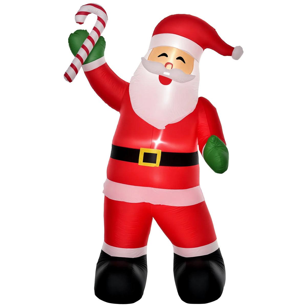 Homcom Christmas Inflatable Santa Claus Yard Decoration With Led Lights