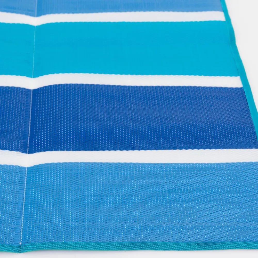 Aqua Blue Waterproof Sand Proof Beach Mat 70x50 Inch Lightweight Portable Outdoor Picnic Blanket for Travel Camping