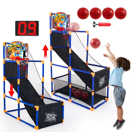 Joyfy LED Scoring Arcade Basketball Game With Adjustable Height