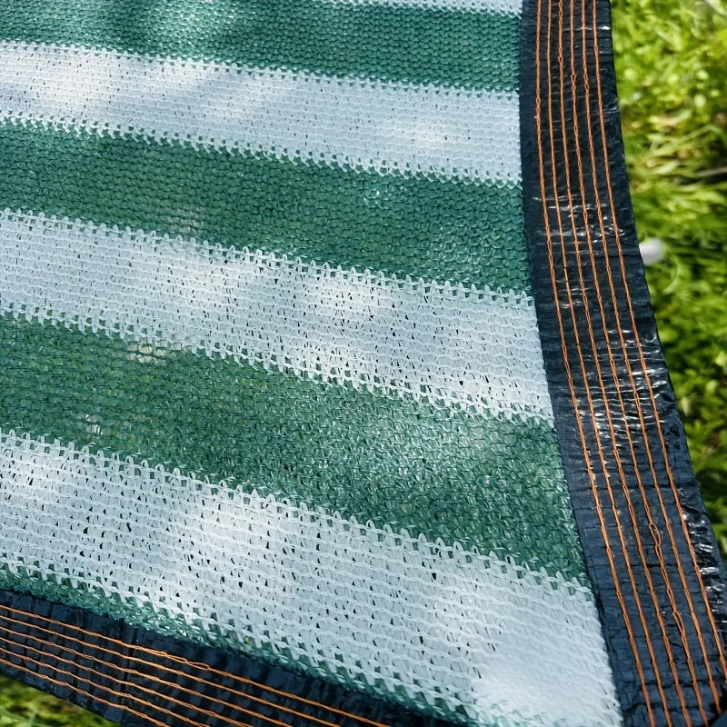 Plant Sunshade Net, Outdoor Sunshade Net, Sunshade Net, with High-Density Meshes and Plastic-Reinforced Copper Eyelets, Uv-Resistant, Suitable for Greenhouses, Terraces and Pavilions