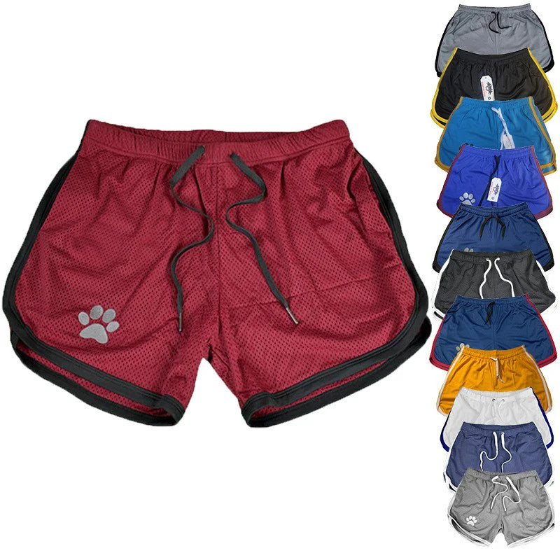 Mens Breathable Mesh Running Shorts For Gym And Fitness Training
