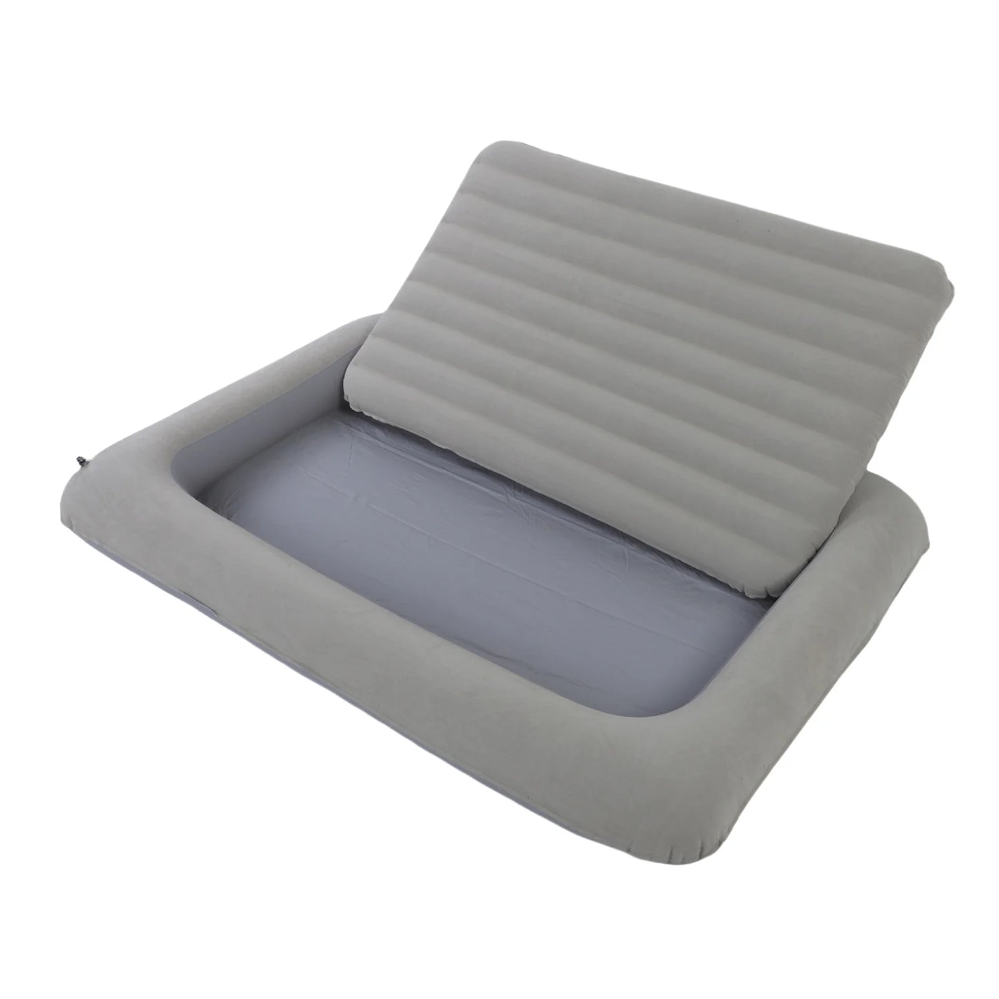 Inflatable Toddler Travel Bed Air Mattress Set Portable Blow Up Detachable 2 Sided Inflatable Mattress for Boys Girls Camping