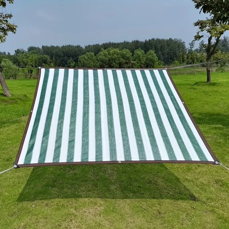 Plant Sunshade Net, Outdoor Sunshade Net, Sunshade Net, with High-Density Meshes and Plastic-Reinforced Copper Eyelets, Uv-Resistant, Suitable for Greenhouses, Terraces and Pavilions