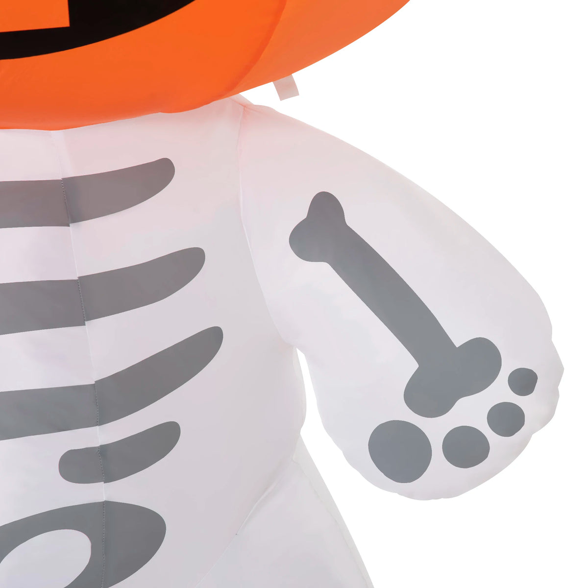 HOMCOM Inflatable Halloween Pumpkin Figure With LED Lights Outdoor Display