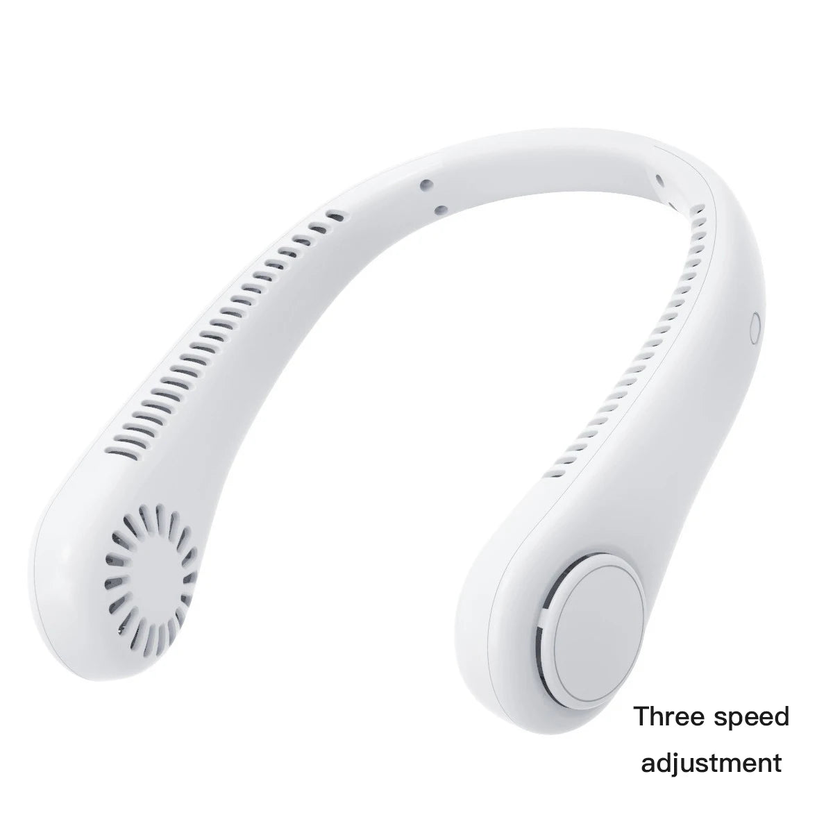New Summer Portable Mini Hanging Neck Fan Bladeless Neckband Fan Digital Display Power Air Cooler USB Rechargeable Electric Fans